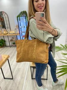 Bolso Tote tachuelas