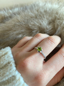 Anillo Peridoto Grapes