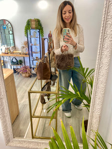 Bolso Mini Teddy Peluche
