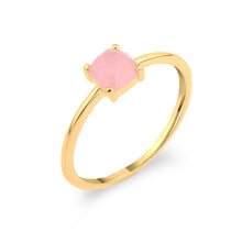 Load image into Gallery viewer, Anillo Lily Cuarzo Rosa
