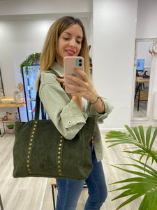 Bolso Tote tachuelas