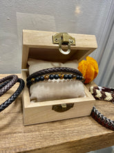 Load image into Gallery viewer, Pulsera Hombre Doble Gems
