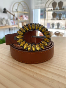 Cinturón Strass honey