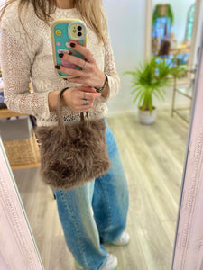 Bolso Mini Teddy Peluche