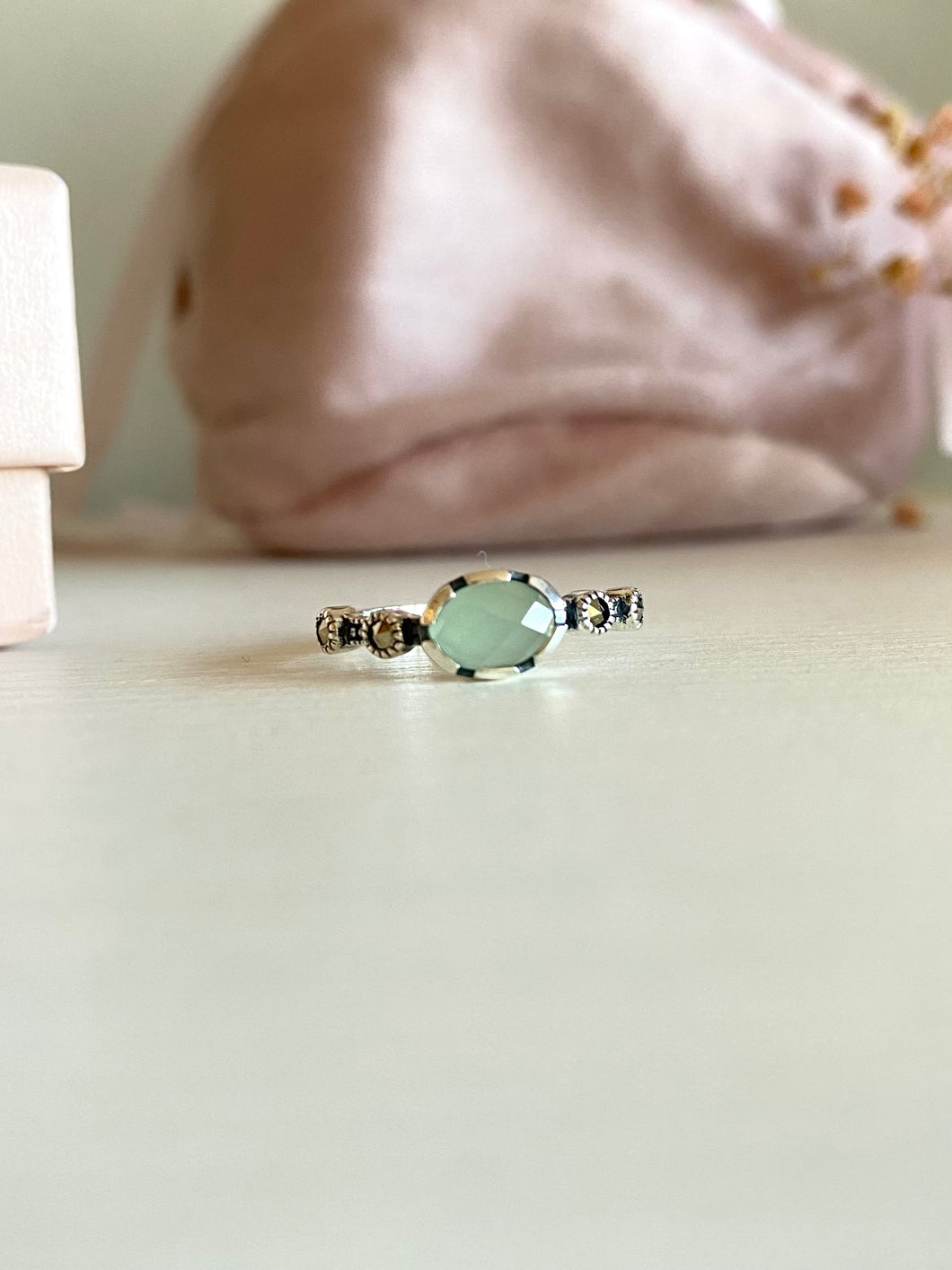 Anillo Calcedony Vintage