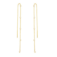 Load image into Gallery viewer, Pendientes largos perlas 2712 Omamori Joyas

